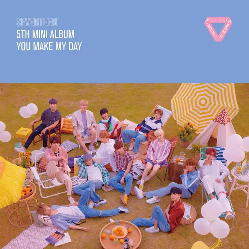 세븐틴 YOU MAKE MY DAY 앨범 커버